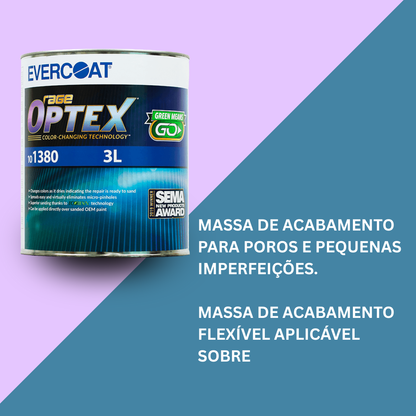 Massa Flexível Evercoat Poly-Flex 880ml Cinza Claro