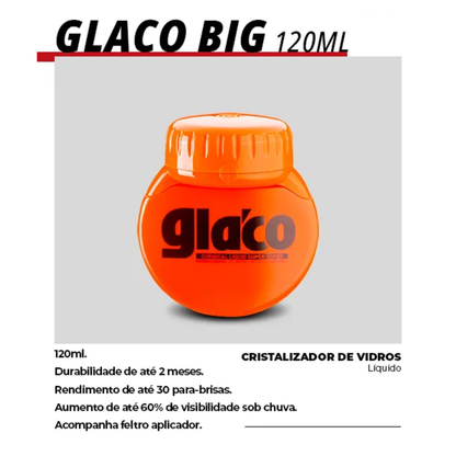 Glaco Big - Cristalizador Vidros Repelente de Água - Soft99