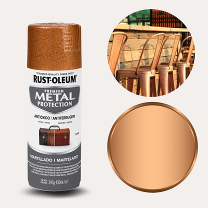 Spray Anticorrosivo Rust-Oleum Metal Protection Martelado Cobre