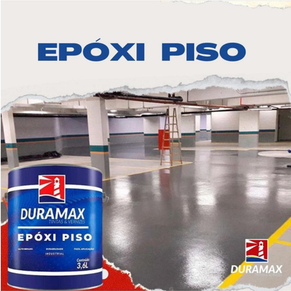 Tinta Epóxi Duramax Epóxi Plus 3,6L com Catalisador para Pisos e Metal