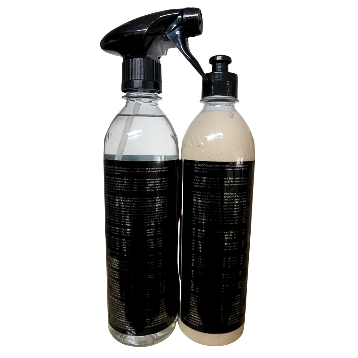 Kit Limpar Hidratar Couro Vonixx - Higicouro + Hidracouro + Esponja