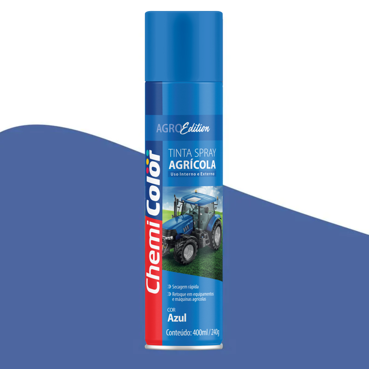 Spray Agrícola Chemicolor -  Alta Resistência para Máquinas - 400ml