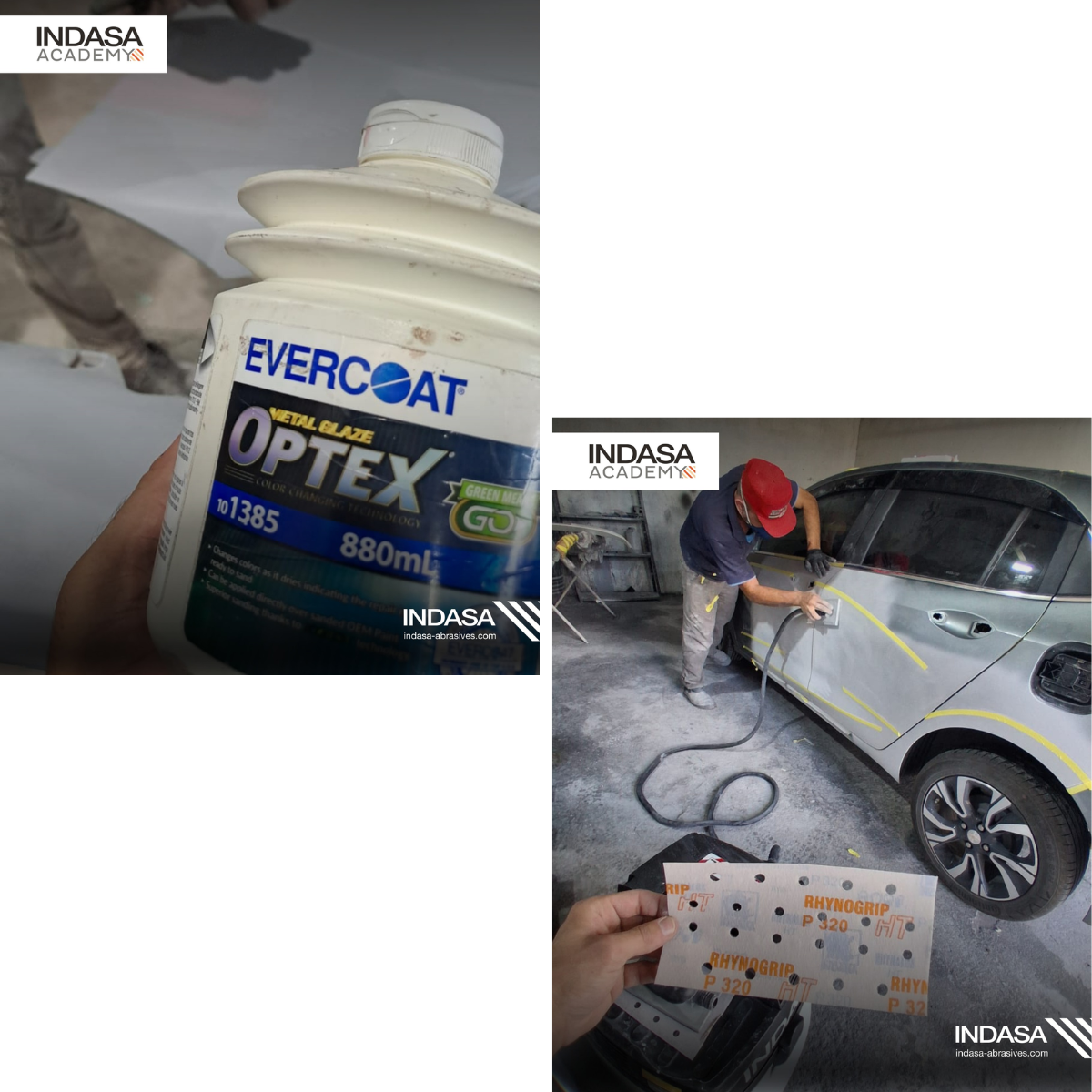 Massa Flexível Evercoat Poly-Flex 880ml Cinza Claro