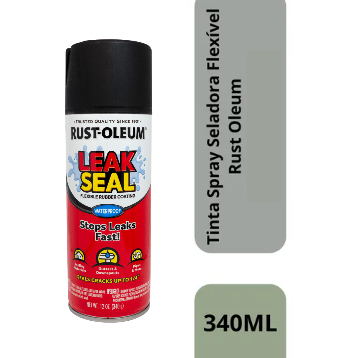 Spray Impermeabilizante LeakSeal Rust-Oleum Preto