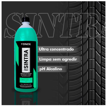 Sintra Pro - Limpador Bactericida para Limpeza Interna De Veiculos -  Vonixx 1,5l