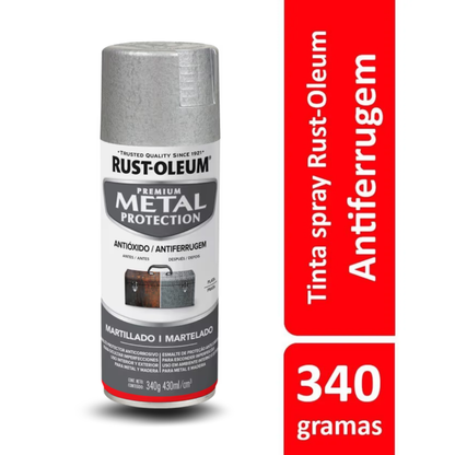 Spray Anticorrosivo Rust-Oleum Metal Protection Martelado Alto Brilho