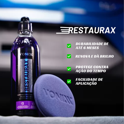 Restaurax Vonixx 500ml: Recupere o Aspecto de Novo dos Plásticos do seu Carro