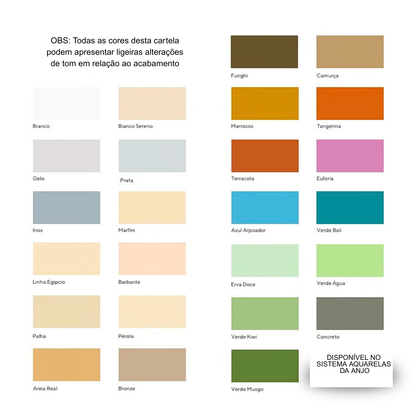 Tinta Acrílica Premium Anjo Mais 3,6L