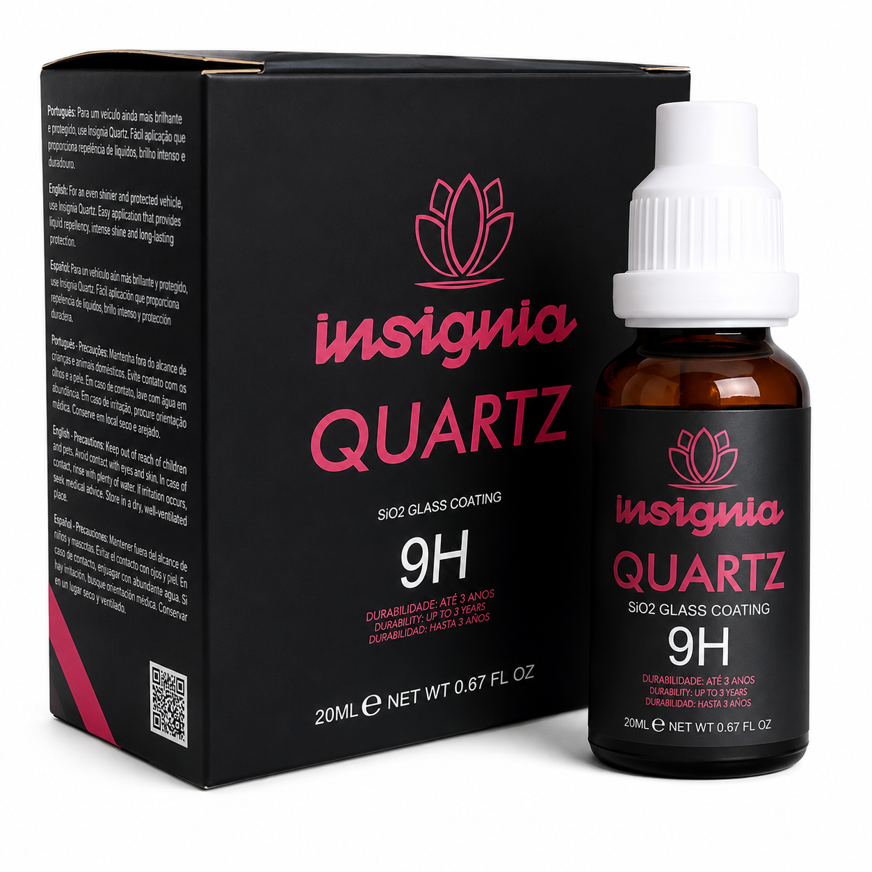 Vitrificador Easytech Insignia Quartz 9H 20ml Proteção 3 Anos