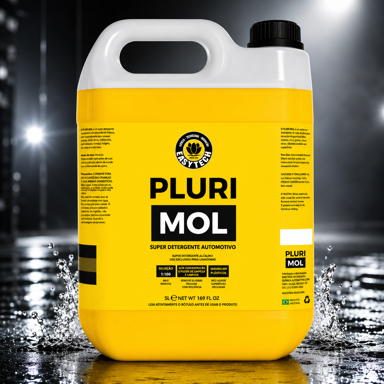 Pluri Mol Detergente Automotivo Desincrustante 5l - Easytech