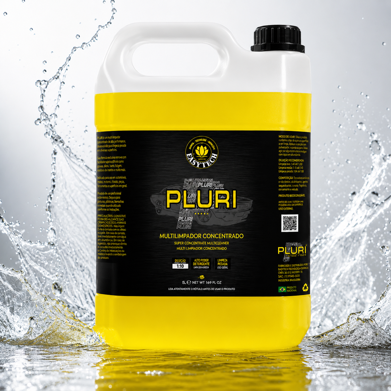 Multilimpador Alcalino Super Concentrado Pluri 5l Easytech