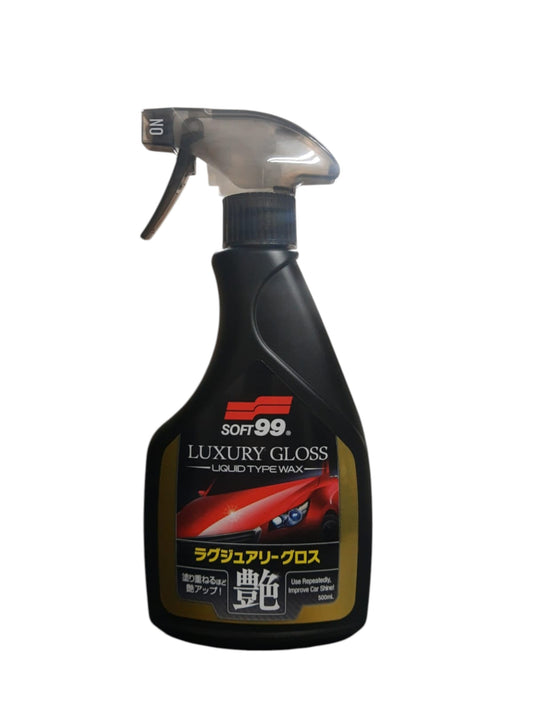 Abrilhantador Luxury Gloss Liquid Wax Tok Final - Soft99 - Cor Escuras e Claras